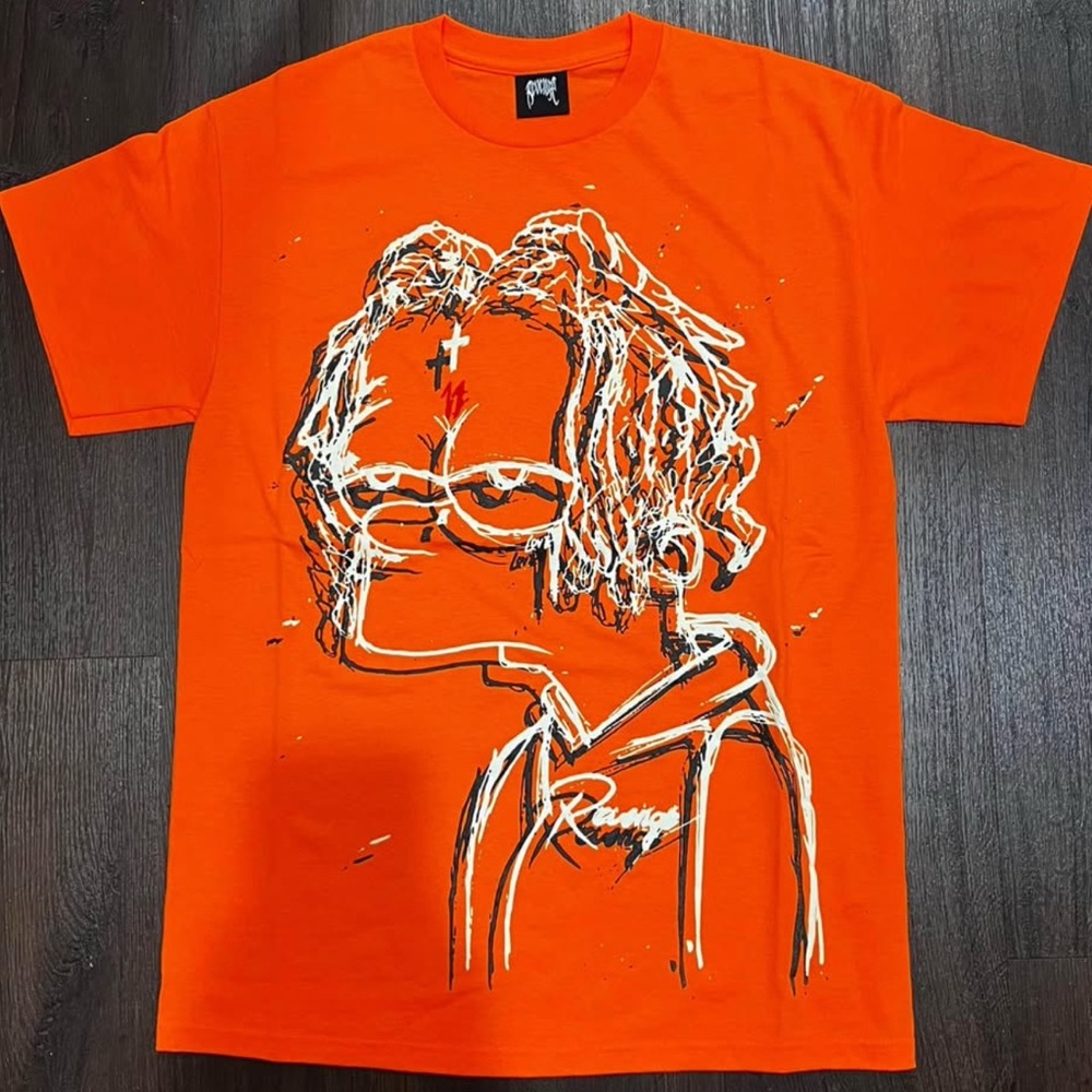 Revenge x Trippy Red Bart Simpson Tee